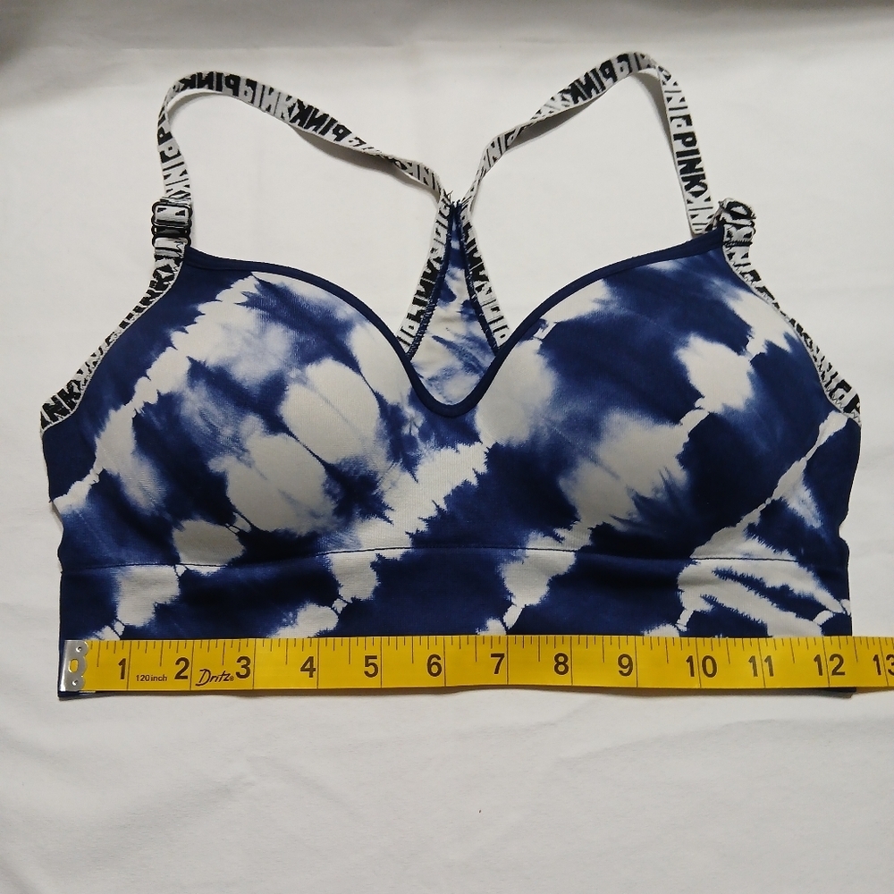 Pink Women's Tie-Dye Sports Bra - Picture 7 of 8